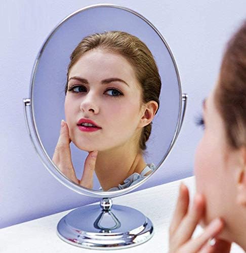 ZCM dvostrano ogledalo za šminkanje visoke definicije desktop ogledalo za šminkanje Veliko ovalno ogledalo za