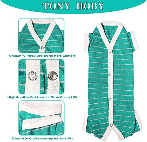 Tony Hoby pas pidžama, pasa ljetna košulja, pas JUMPUSUIT 4 nogu za obnavljanje za obnavljanje