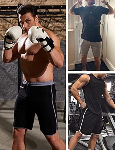 Pinspark 2 Pack Workout Storys Muška teretana Atletski kratke hlače Brzo suho za sport
