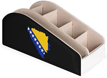 Držač za daljinsko upravljanje zastava Bosanske mape sa 6 odjeljaka PU kožna za skladištenje za
