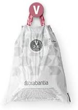 Brabantia PerfectFit vreće za smeće Debele plastične smeće mogu obloge sa ručkama za izvlačenje