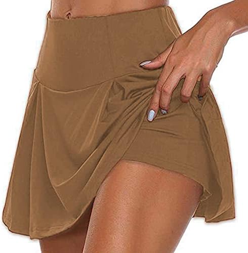 ZhenSanguo tenis suknje Golf suknje za žene izvlačenje elastičnih pojačava u obliku elastičnih struka