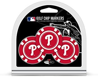 Team Golf MLB Golf Chip Markari, Poker čip Veličina sa skočnim manjim dvostranim oznakama emajla