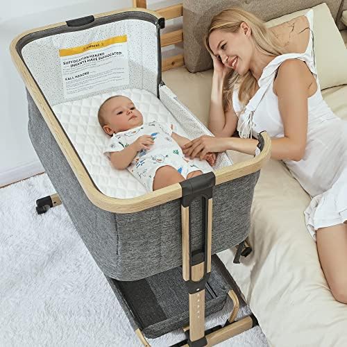 Amke Bassinet opremljen vodootporni lim - pamučna posteljina, pravokutnik i ovalna beba