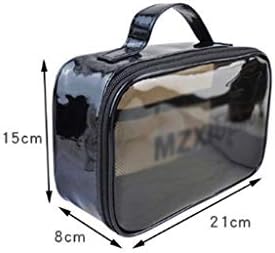 MHYFC Crna kozmetička torba, izvrsna i mala, kliznuta kroz odjeljak, lako se nose, može držati