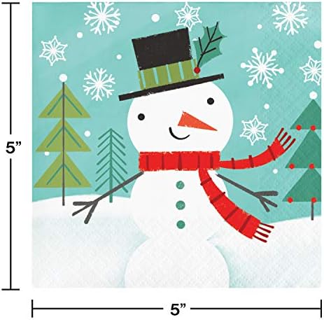 Creative Pretvaranje zimskog snjegovića napitak salvete, 5 , višebojna