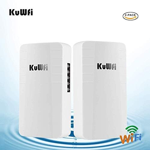 Kuwfi bežični WiFi most na otvorenom CPE komplet u točki 2,4 g 3,4 g 300Mbps Vodootporni dugi domet WiFi Extender
