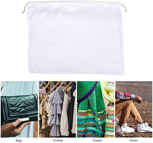 Valiclud torba 4pcsdrawstringg crna / svilene vrećice za ručnik za ručnik, tkanina za pranje tkanine