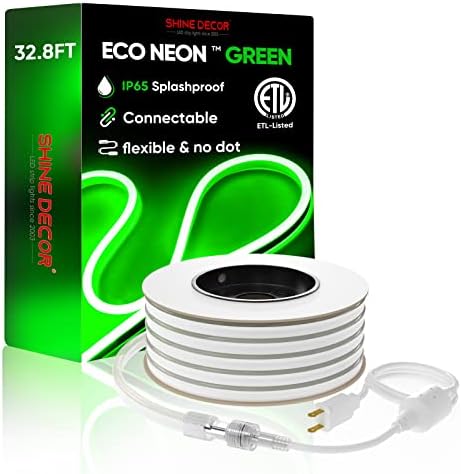 Shine Decor Bundle proizvodi paketa kablova za napajanje sa zelenim kompletom LED neonskih lampi