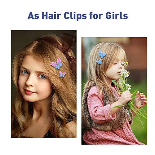 16 komada leptir kopče za kosu svjetlucave ukosnice za kosu za tinejdžere Dodaci za kosu za žene i
