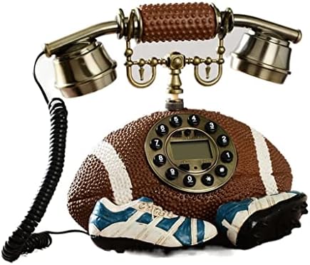 Seasd Retro nostalgična stara ragbi kuglica Telefon Početna Fiksni telefon Fotografija Fotografija