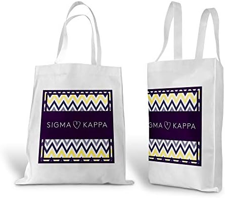 Sigma Kappa Platnena torba za kupovinu, Platnena torba za kupovinu namirnica za višekratnu upotrebu,