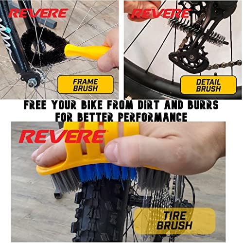 Revere Bicycles 9 – Piece Bike cleaning Kit – komplet za održavanje bicikala sa raznim Lančanikom, točkovima,
