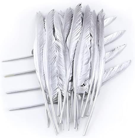 10-35Cm Gold Sliver Feathers Decoration Diy zanati nakit making Accessories guska Rooster Tail