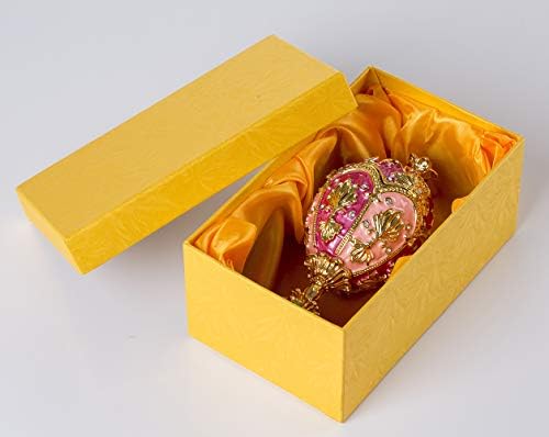 SevenBees ručno oslikano emajlirana fabrege jaja dekorativna šarkasta nakit krinkasti kutija jedinstveni poklon