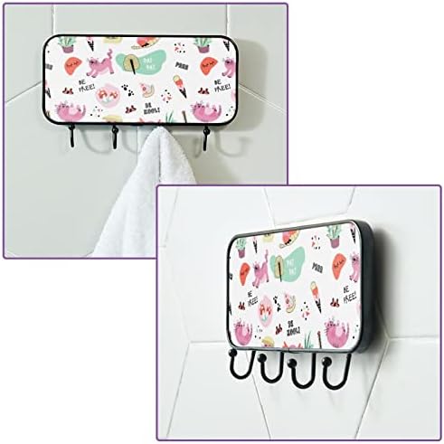 Držač ručnika Zidni nosač ručnika u kupaonici Dekor ogrtač ogrtač Odjeća za hlađenje Cool Cat Bath ručnik