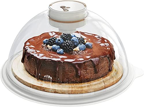 Skywin posuda za torte sa poklopcima, plastične posude za torte od 7 inča sa poklopcima - za nosač za pite, nosač