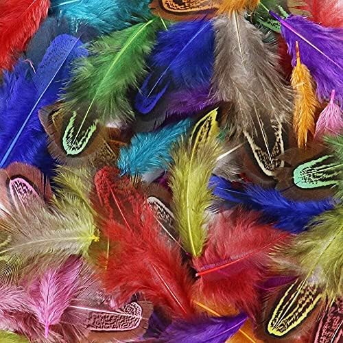50 kom fazana perje za zanate DIY Marabou perje nakit Izrada vjenčanja dekoracija Pluma zanatske Pribor 4-8Cm