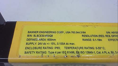 Banner SLSCE30-600Q8, zaslon za lampice, EZ-ekitni ekran SLSCE30-600Q8