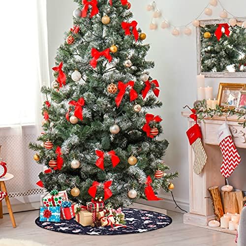 Visesunny Božićne igračke i slatkiši Božićno stablo Mat stalk stalak za podloge Zaštitni upijajući