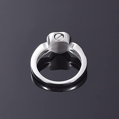 AE312 1pcs prsten kristalno rezbareni prsten za kremaciju od nehrđajućeg čelika za pepeo pogodan za