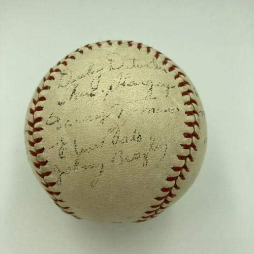 Hank Greenberg 1945 Drugi svjetski rat Armijski tim potpisao je bejzbol JSA WWII sa JSA COA - autogramiranim
