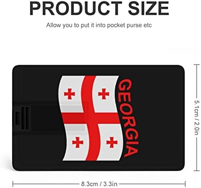 Zastava Gruzije Kreditna kartica USB Flash Diskove Personalizirano Memory Stick Key Korporativni pokloni i