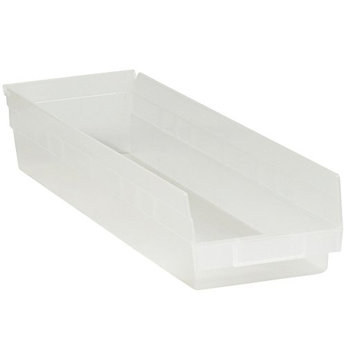 Kutije brze bfBinps101cl plastične kante za polica, 11 5/8 x 4 1/8 x 4 , bistra
