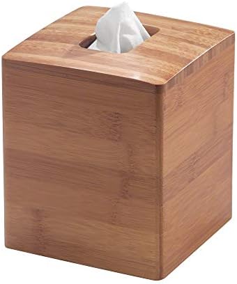 Idsign formbu bambusov pokrov za lice za lice, butik kontejner za kupaonicu Vanity Countertops, 5,25 x 5,25