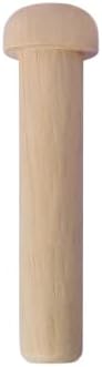 Pegs drvene osovine, 1-13 / 16-inčni se uklapaju 3/8-inčni paket rupa od 100 mini drvenih klinova za vlak