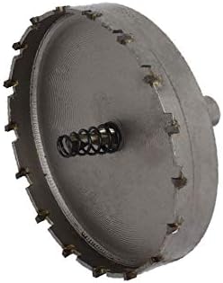 X-DREE 95mm rezni prečnik 6mm twist bušilica TCT ravna izbušena rupa rupa testera siva (Diámetro