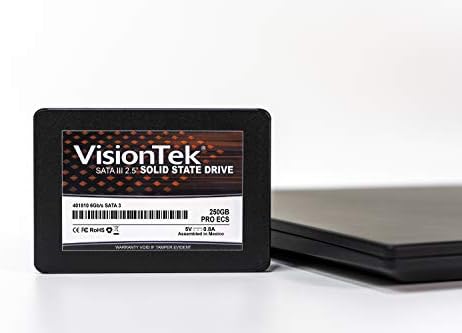 Visiontek 2tb Pro ECS 7mm 2,5 inčni SATA III Unutrašnji čvrsti državni pogon sa 3D TLC NAND tehnologijom