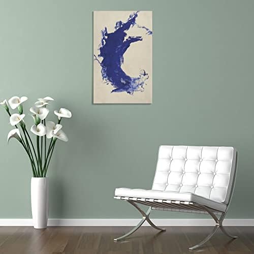 Yves Klein plava slika umjetnički Poster zidni dekor zidne umjetničke slike platno zidni dekor Kućni dekor