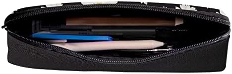 Freewander 15 torba za laptop sa 2 kutije za olovke, personalizirani ispisani studentski ruksak i zatvarač Olovka Olovka Organiser, klasični crni stil bijeli prekrasan daisy print