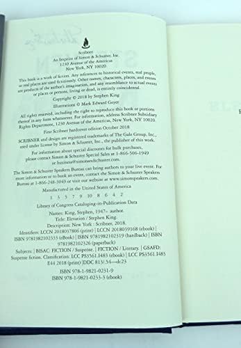 Stephen King potpisao je autografa nadmorske visine 1. izdanje / 1st Print Hardcover Knjiga