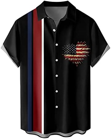 Amerika Patriotska zastava Muška majica Ležerne majice za muškarce Muške majice Memorijalne majice