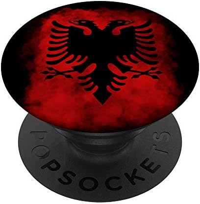 Albanska zastava, Albanija, Kosovo, Albanski Eagle, Shqiperia Popsockets Popgrip: Zamljivanje