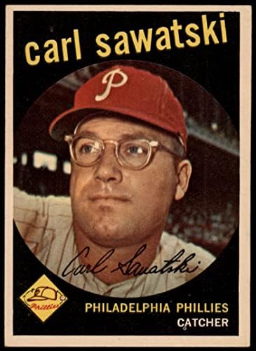 1959 TOPPS 56 Carl Sawatski Philadelphia Phillies Ex Phillies