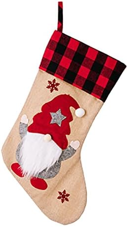 SANDELABRA Svjetiljke sa perlama Velike čarape Candy Socks Božićni ukrasi Kućni odmor Božićni ukrasi za božićne