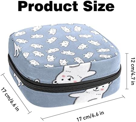 Sanitarna torba za pohranu, torba za menstruaciju Panty Liners Tampon Holder Feminine Proizvod sa patentnim