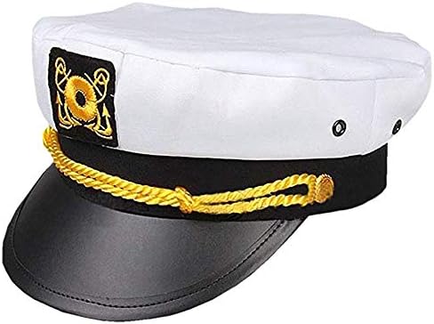 Manhong White Cap Mornar mornarica Šeši za bejzbol kapice Prozračne putovanja Gold Yacht Brod Baseball