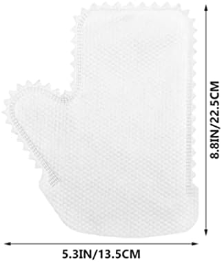 Hemoton rukavice za jednokratnu upotrebu 20 kom bijele rukavice za brisanje prašine od mikrovlakana rukavice