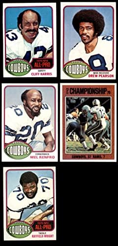 1976 TOPPS Dallas Cowboys Team Set Dallas Cowboys Ex / MT kauboji