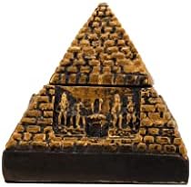 Vintage piramidna sitnica kutija - brončana završna obrada drevnog egipatskog piramida nakita kutija-stola-egipatski