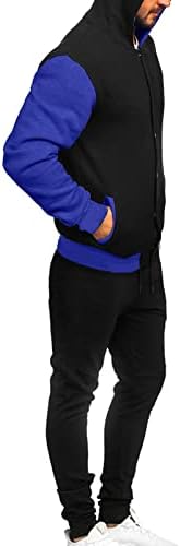 Obična trenerka Muška zimska jakna Pant set casual labave boje podudaranje sa jednim grudima bejzbol kostima toplo