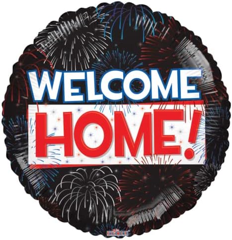 Dobrodošli kućice za kućne balone - set 4 šarene partijske balone za jednostavan američki kućni