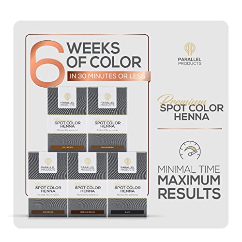 Paralelni proizvodi Spot color Henna Kit-Henna farba za kosu - 5 grama-nijansa za profesionalno Spot farbanje - sa hranljivim uljem, posudom za mešanje i četkom za nanošenje - pokriva sijedu kosu - dodir korijena