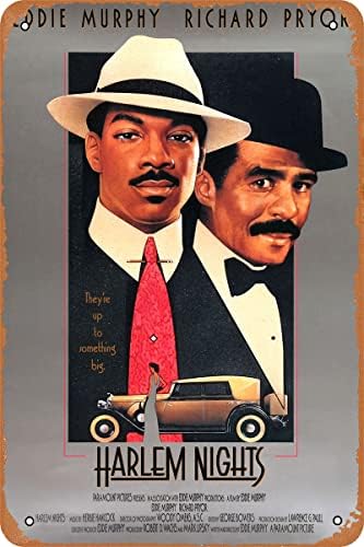 Xiayaohu Harlem Nights Movie Poster Retro Metal Znak za kafe bar Početna Zidna dekor Vintage TIN