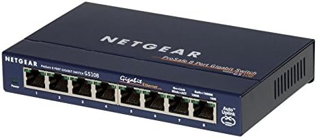 Netgear GS108 Prosafe 8 Port Gigabit Switch maloprodajna kutija