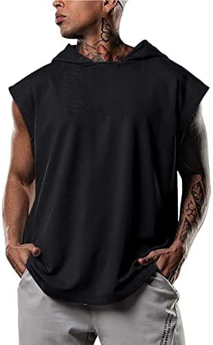 2023 Nova muška fitness majica za trening pulover Sportski rukav rukav sa kapuljačom muški rukav od punog boja